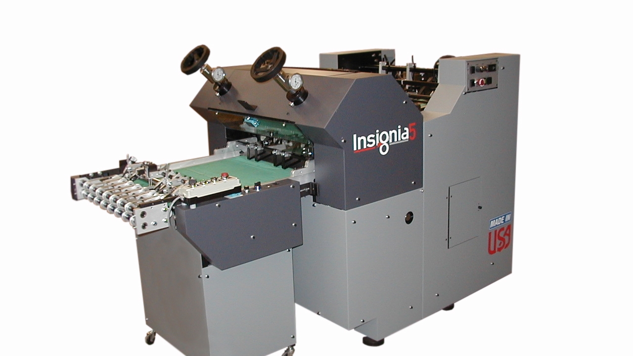 The Insignia5 has a maximum 20 x 15in sheet size The Insignia5 has a maximum 20 x 15in sheet size