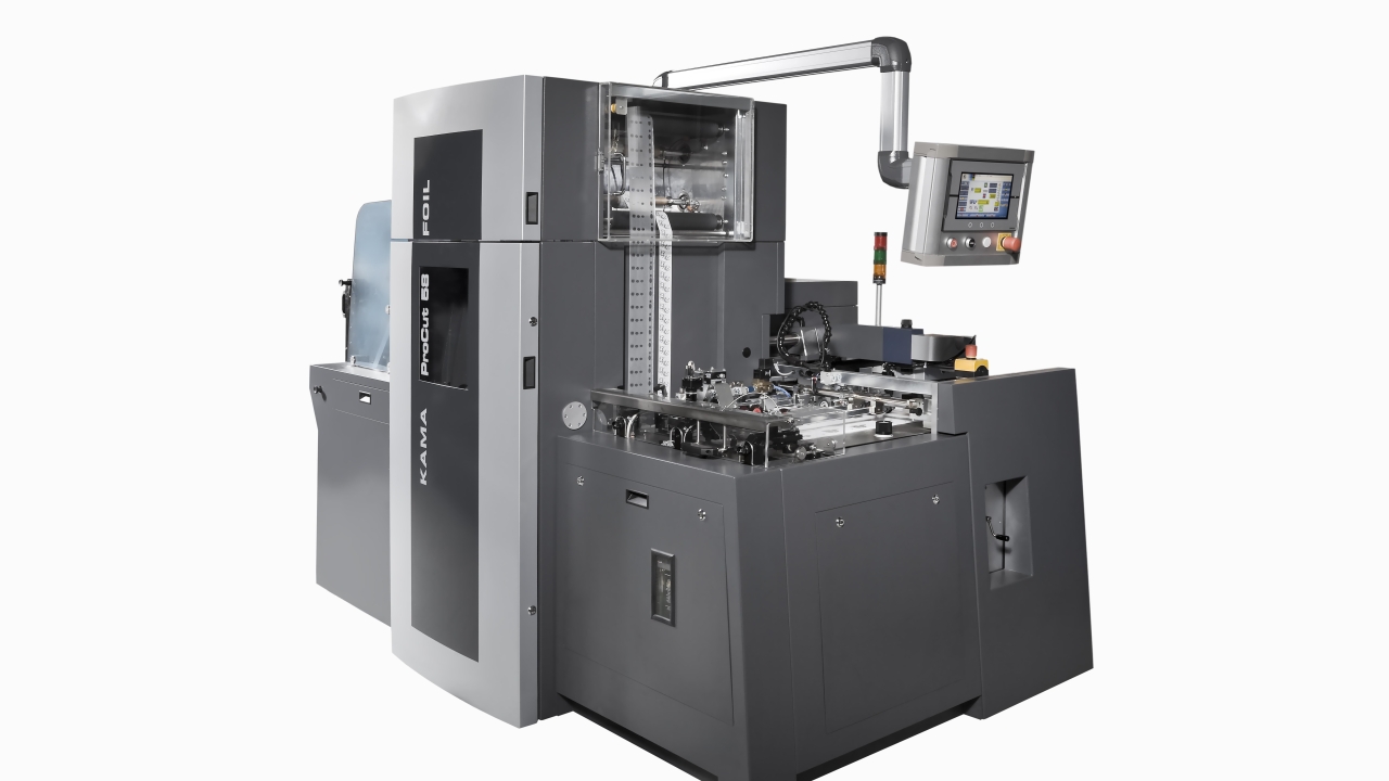 Kama has introduced a new generation of its ProCut 58 compact die-cutting unit Kama has introduced a new generation of its ProCut 58 compact die-cutting unit