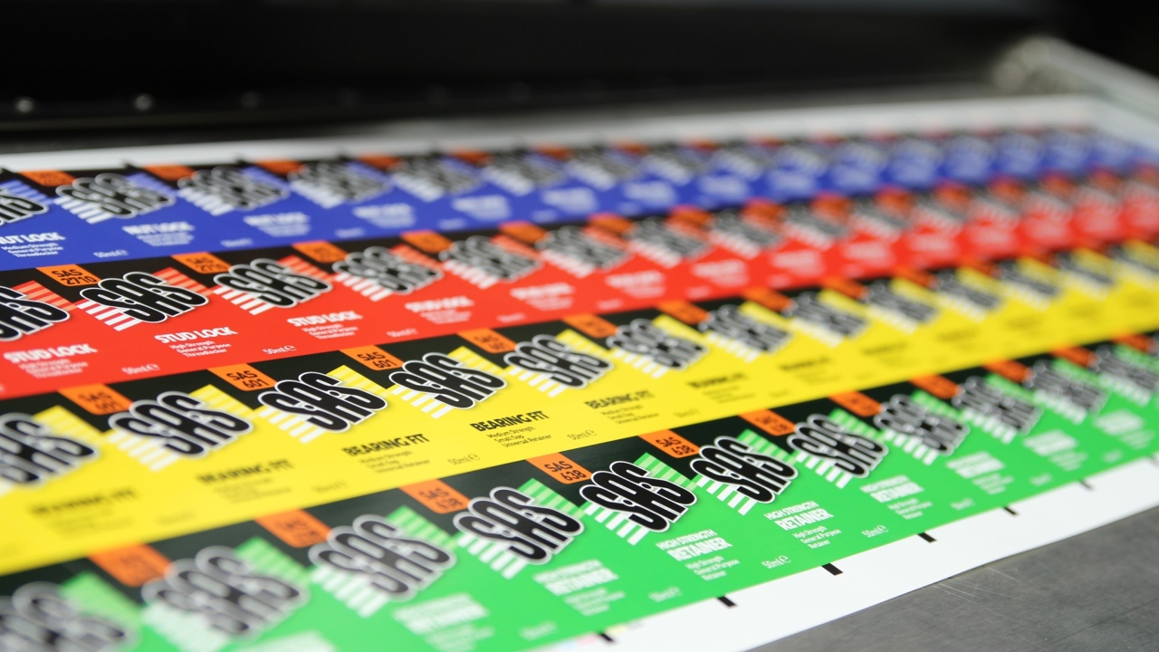 Labels printed by Springfield Solutions