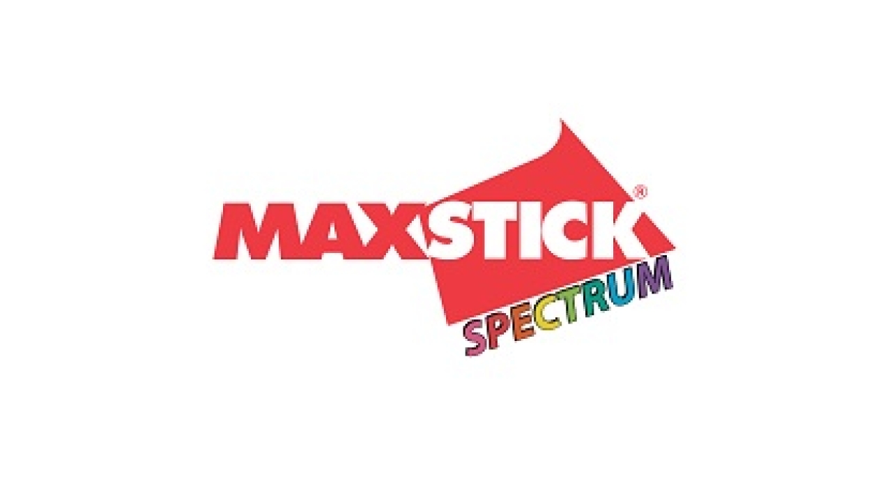 MAXStick Spectrum Packaging will initially be offered in 28-roll cartons of side-edge adhesive packed with four rolls of each color