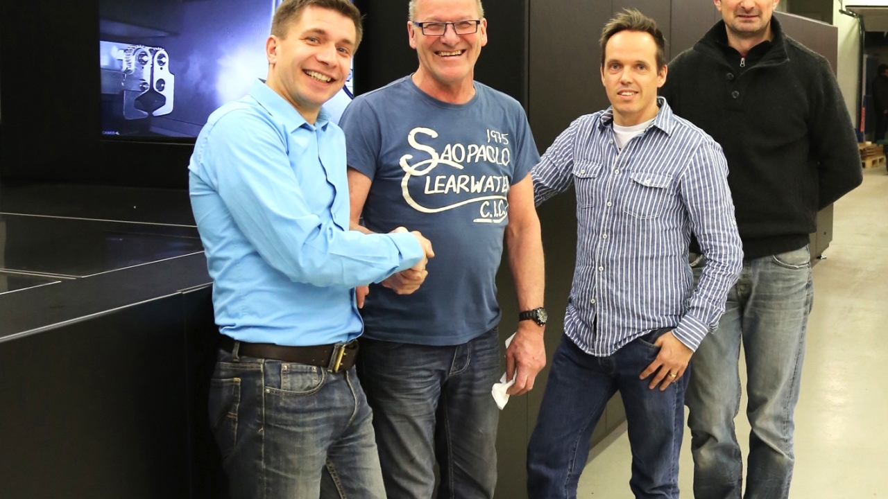Pictured (from left): Kai Lankinen, Mogens Rijs, Marko Valkamo and Pascal Miola with the new Vianord Evo line at the Marvaco plant in Ulvila, Finland Pictured (from left): Kai Lankinen, Mogens Rijs, Marko Valkamo and Pascal Miola with the new Vianord Evo line at the Marvaco plant in Ulvila, Finland