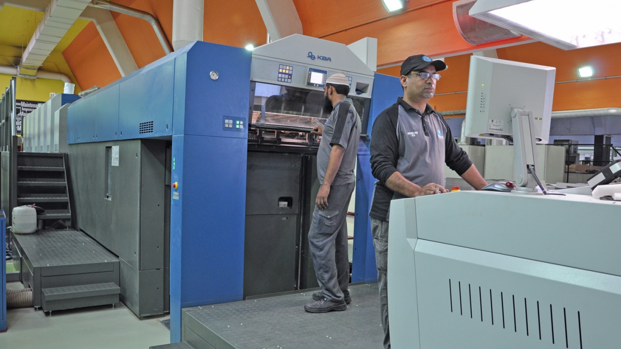 The original target for Packages Limited was to print 90 jobs and a total of six million sheets per month on the new press, although these expectations have been exceeded