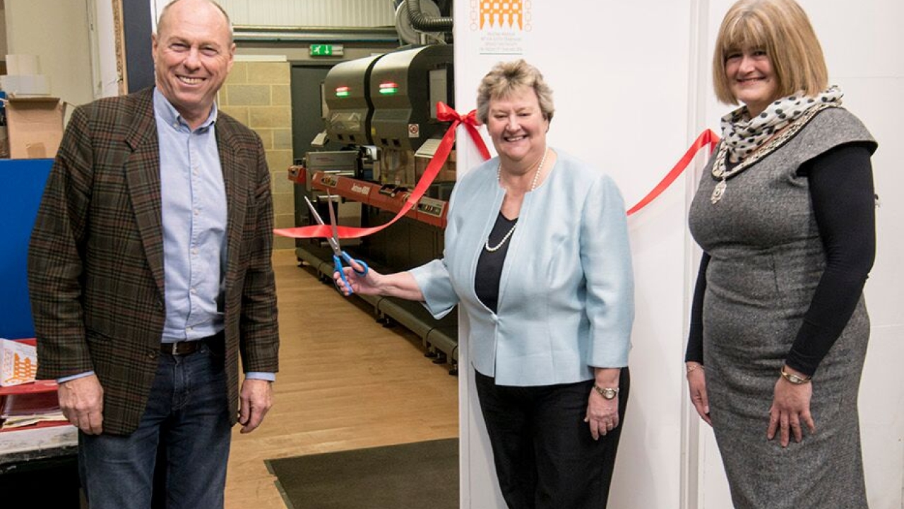 Positive ID Labelling Systems held an open day and ribbon cutting ceremony to demonstrate its newly upgraded production line to customers and prospects Positive ID Labelling Systems held an open day and ribbon cutting ceremony to demonstrate its newly upgraded production line to customers and prospects