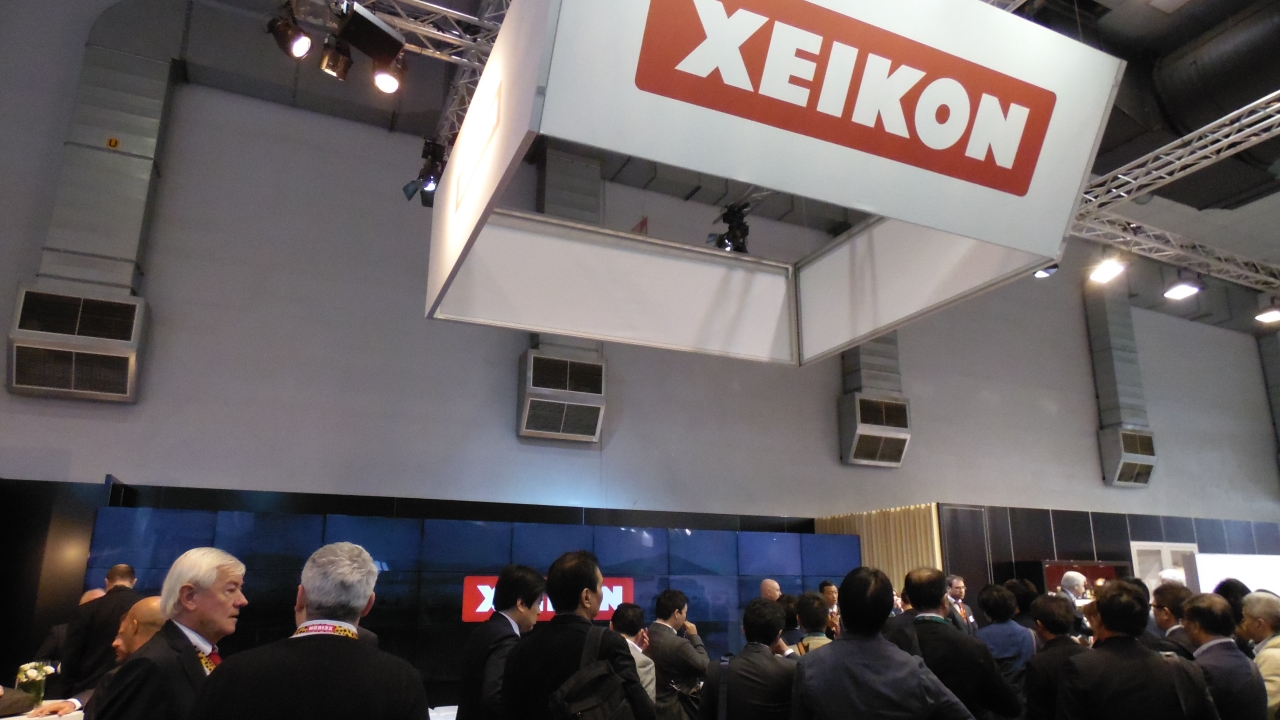 Xeikon stand on day two of Labelexpo Europe 2015