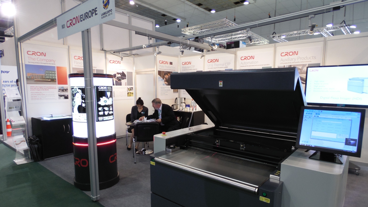 CRON-Europe stand at Labelexpo Europe 2015
