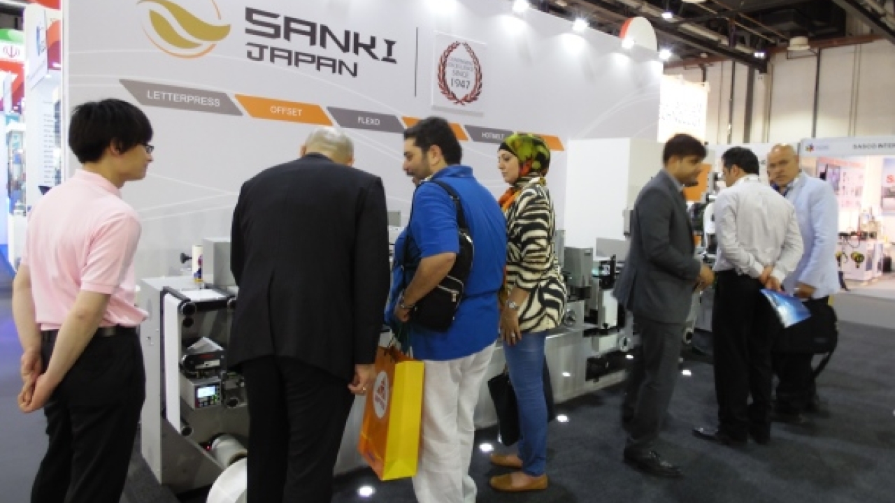  Business was doucted on the show floor at Gulf Print & Pack 2015