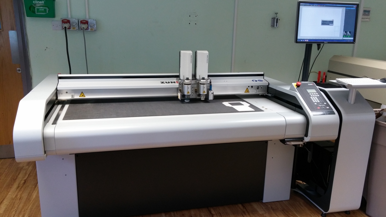 The Zünd S3 M-800 installed at Simply Cartons in the UK The Zünd S3 M-800 installed at Simply Cartons in the UK