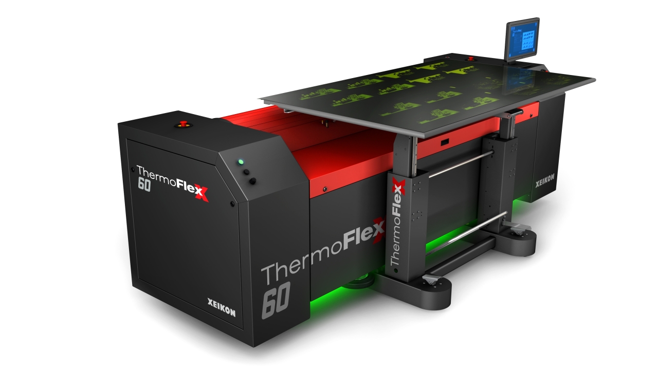 ThermoFlexX described its updated 60 model as ‘the most advanced 1,067 x 1,524mm flexo imager on the market’