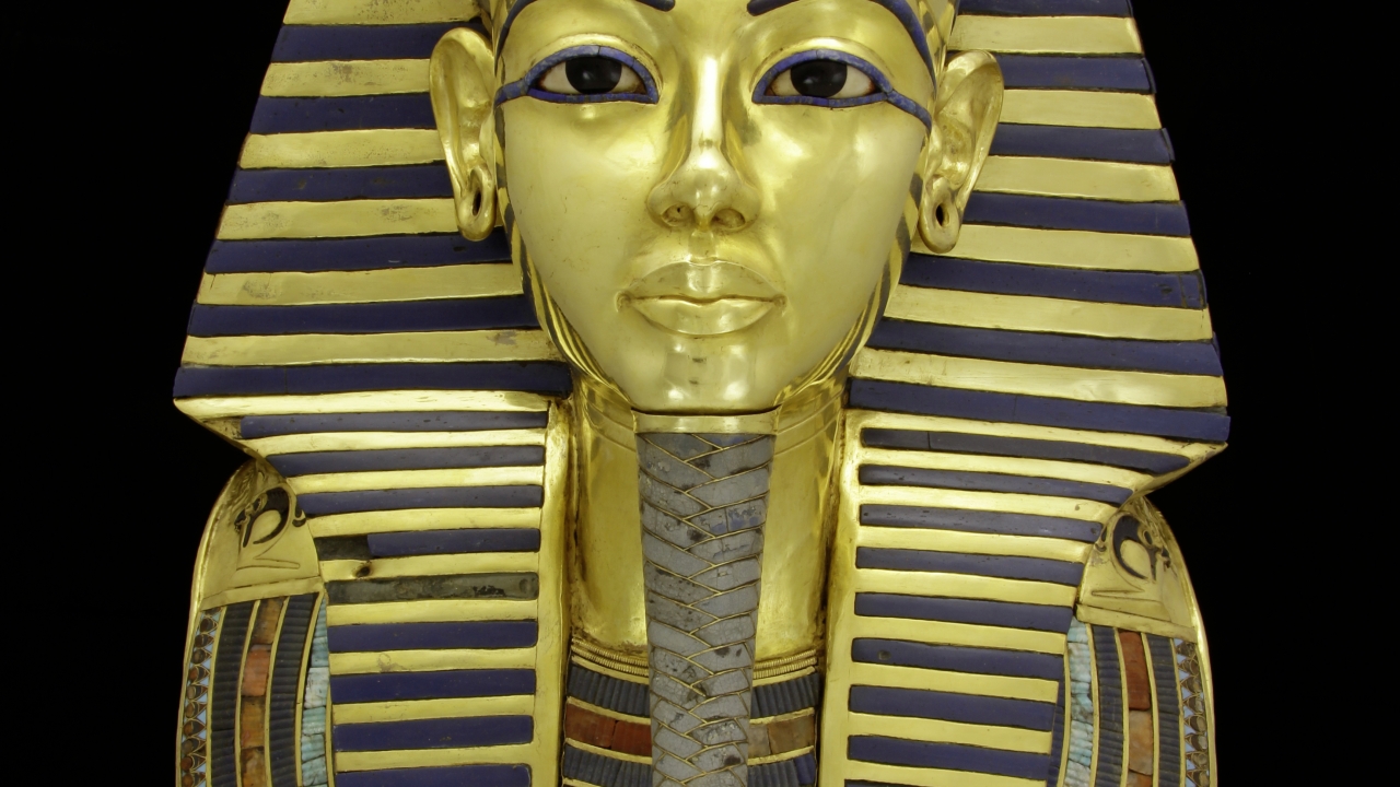 The restored golden mask of the young pharaoh was recently presented during a ceremony at the Egyptian museum in Cairo The restored golden mask of the young pharaoh was recently presented during a ceremony at the Egyptian museum in Cairo