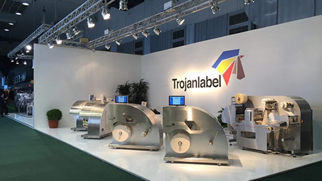 Trojanlabel had four TrojanTwo digital presses running on its stand at Labelexpo Europe 2015