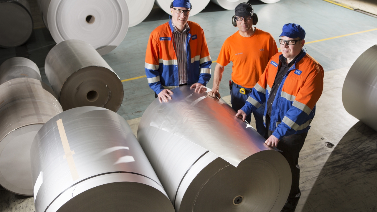 ‘The production line will be unique on the market,’ added Kari Salminen (pictured, left), executive vice president if construction at Walki ‘The production line will be unique on the market,’ added Kari Salminen (pictured, left), executive vice president if construction at Walki