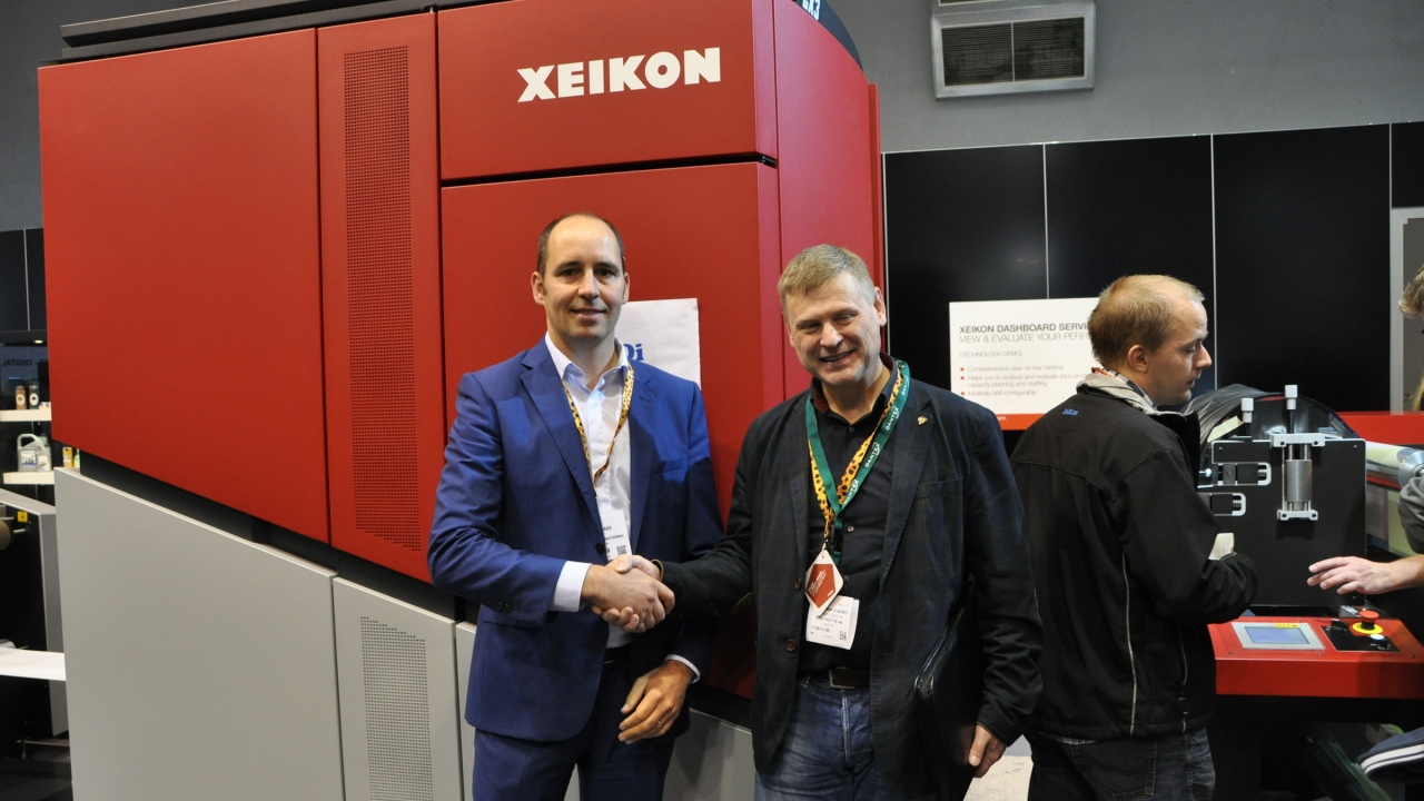 Jodi Etiketter ordered a Xeikon CX3 at Labelexpo Europe 2015