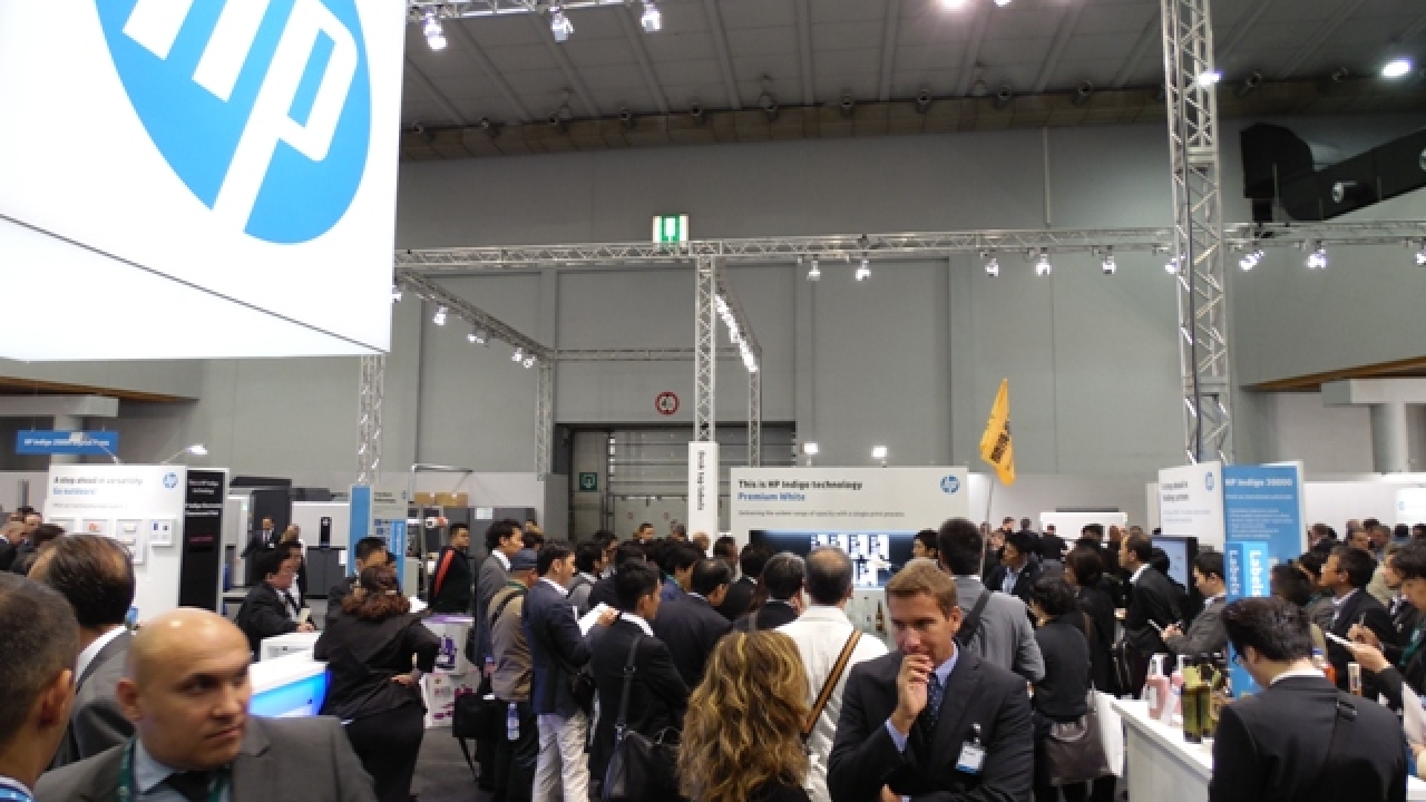The HP stand was buzzing with negotiations, demonstrations and sealing of business deals at Labelexpo Europe 2015