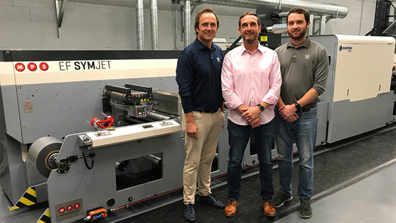 L-R: Andy Staib, Tom Staib and TJ Staib of DWS Printing