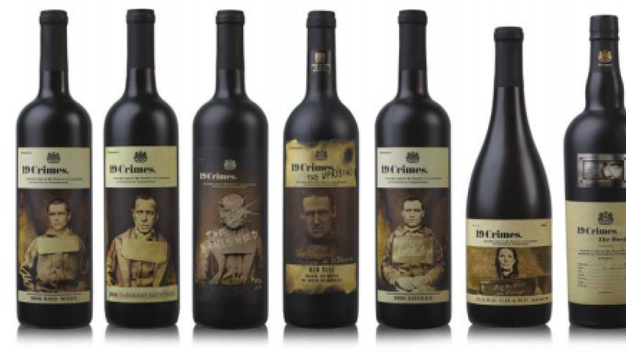 19 Crimes was named Wine Brand of the Year by Market Watch