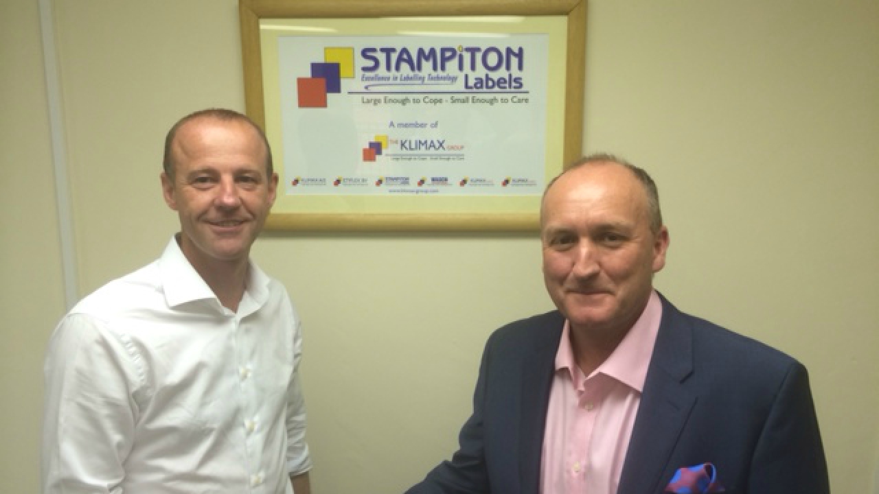 Andy Woodhouse (right), Stampiton Labels managing director, and Nick Tyrer, sales director of MPS Systems UK Andy Woodhouse (right), Stampiton Labels managing director, and Nick Tyrer, sales director of MPS Systems UK