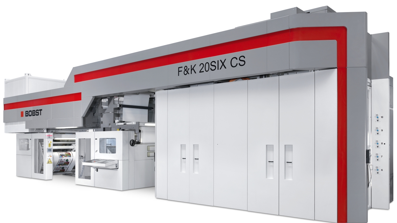 The live print demonstration at the forthcoming event will be focused on a Bobst F&K 20SIX CS