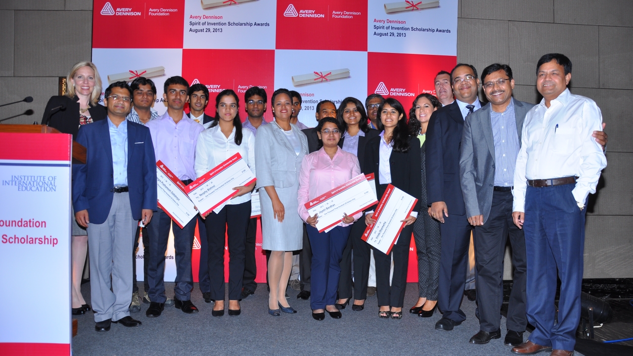 The 2013 winners of ADF's annual InvEnt Spirit of Invention Scholarships were presented with their prizes at a ceremony in Gurgaon, India