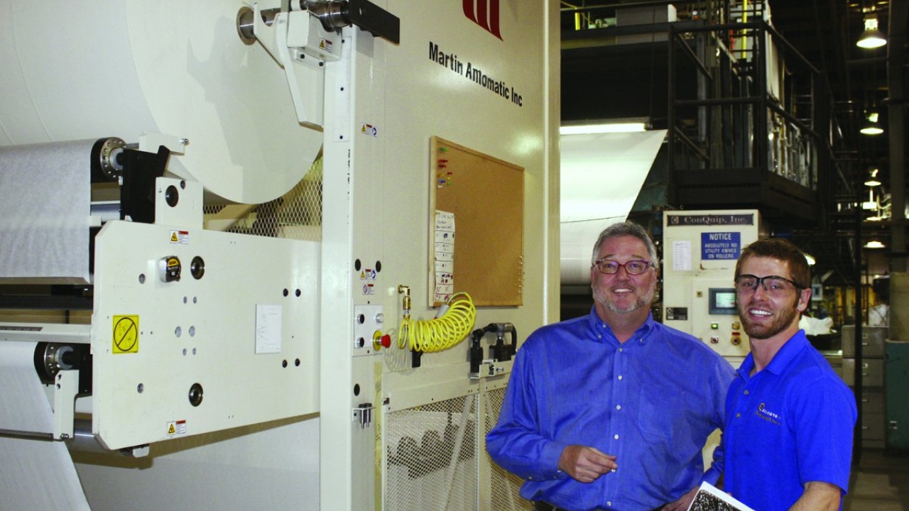 Acucote installs Martin Automatic splicer Acucote installs Martin Automatic splicer
