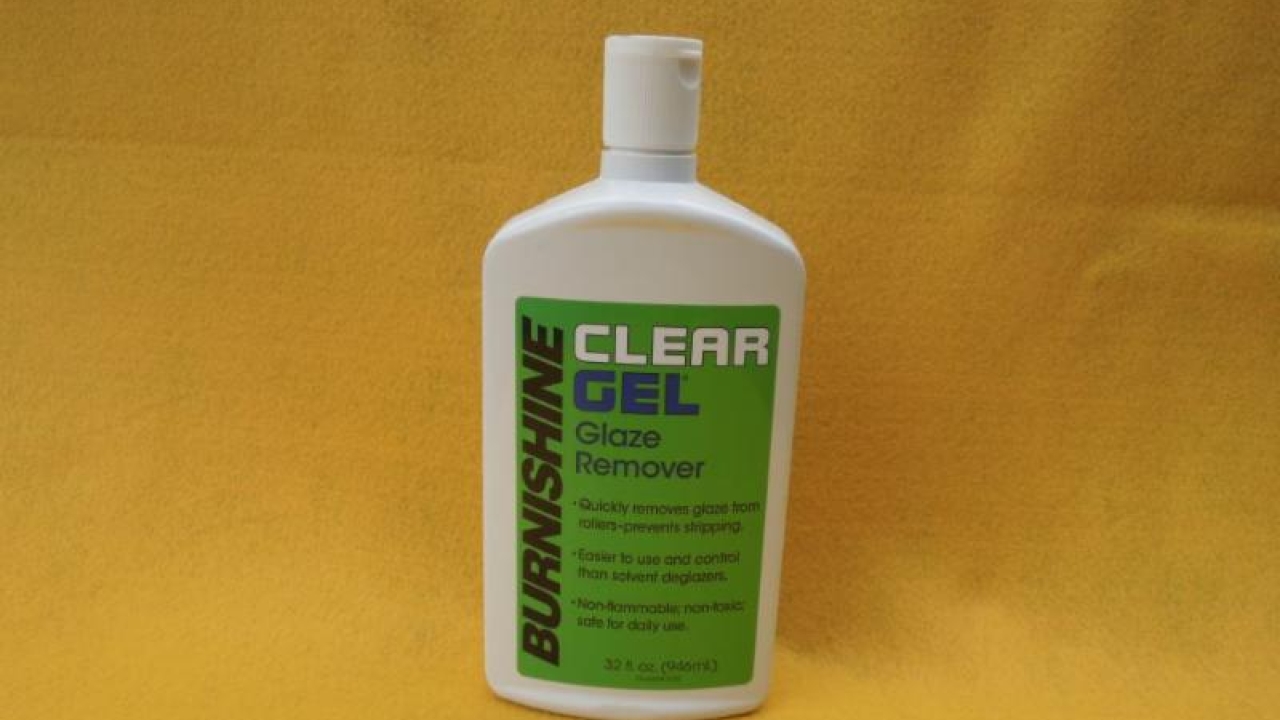 Burnishine rebrands Clear Gel roller cleaner Burnishine rebrands Clear Gel roller cleaner