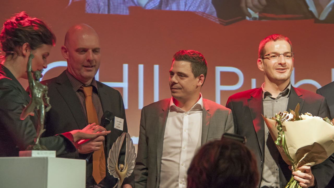Pictured (from left): Chili Publish COO Bram Verniest, CEO Kevin Goeminne and CTO Joeri Paeleman Pictured (from left): Chili Publish COO Bram Verniest, CEO Kevin Goeminne and CTO Joeri Paeleman