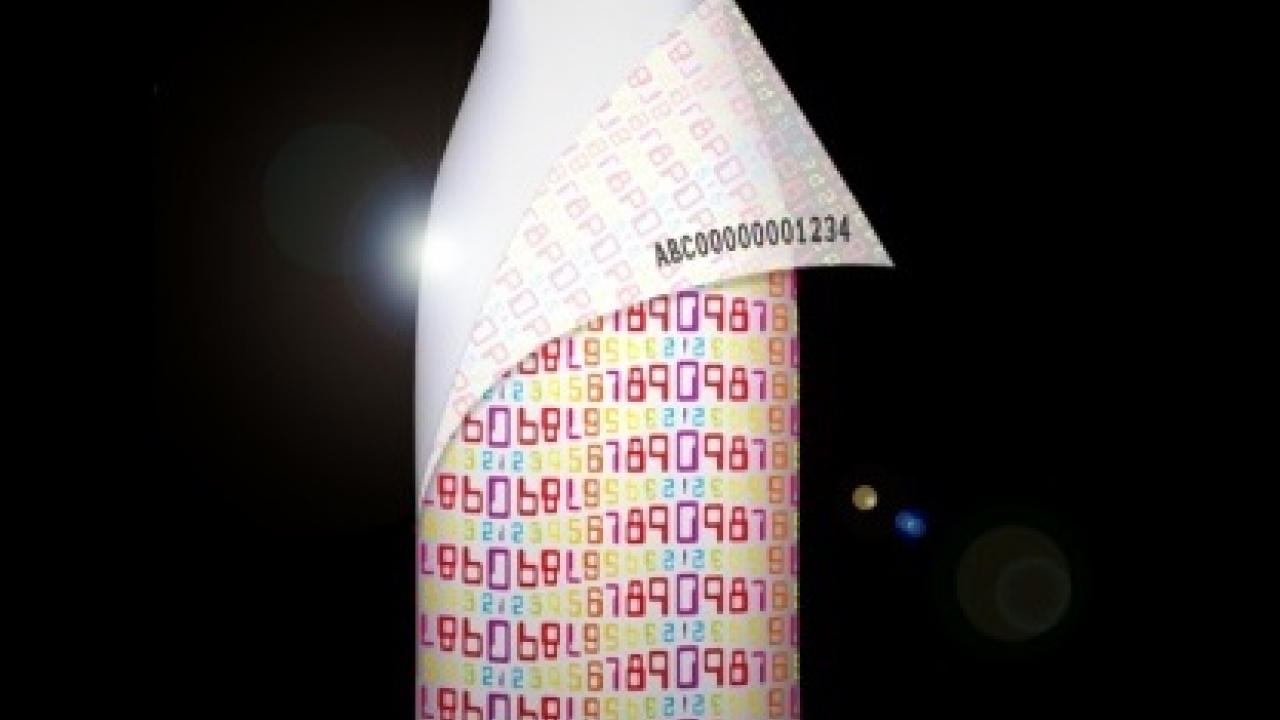 Each shrink sleeve features its own individual code which can be made up of a series of numbers and characters, depending on the customer's requirements