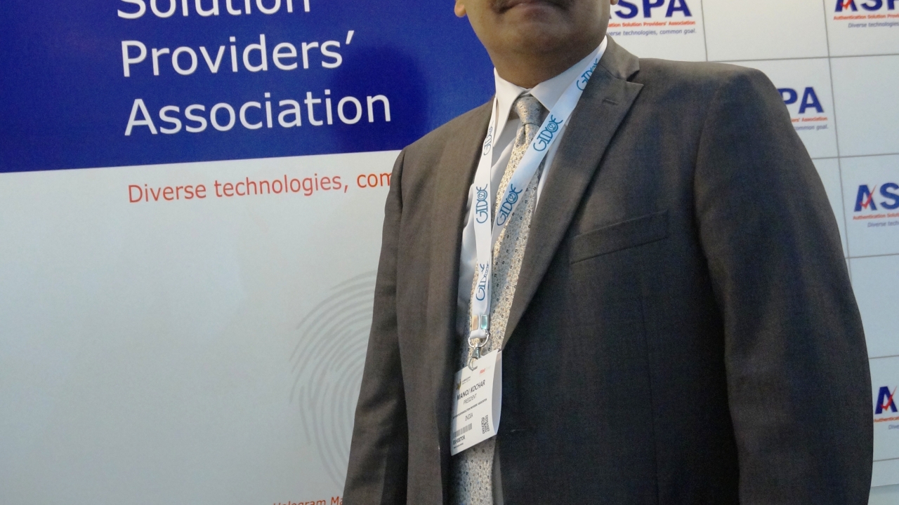 Manoj Kochar, president, ASPA at Labelexpo India 2014