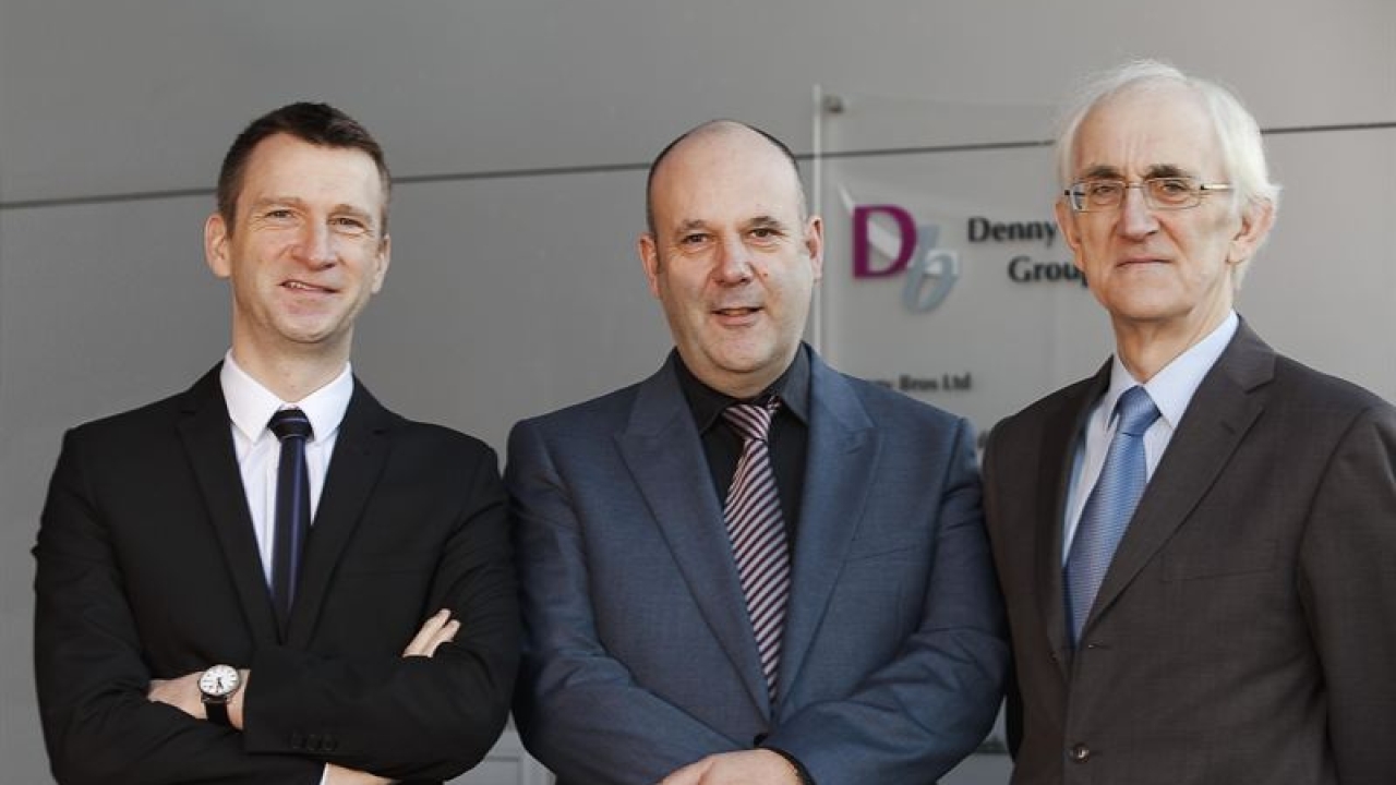 Pictured (from left): Andrew Denny, Graham Denny and Barry Denny
