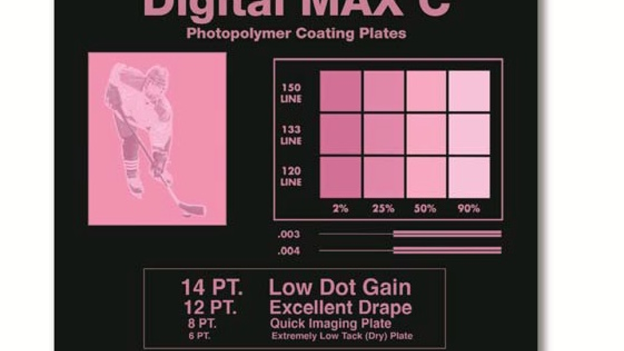 Digital Max C has a thicker PET backing than traditional Digital Max, providing for excellent registrations on coating stations