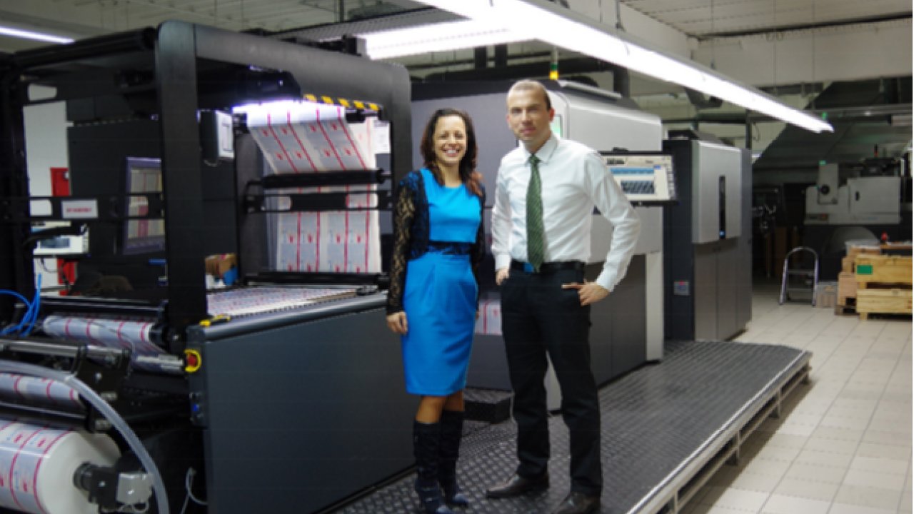 Doris Erhardt-Freitag, MD Folienprint Rako, and Roger Gehrke, MD Digital Printing at Rako