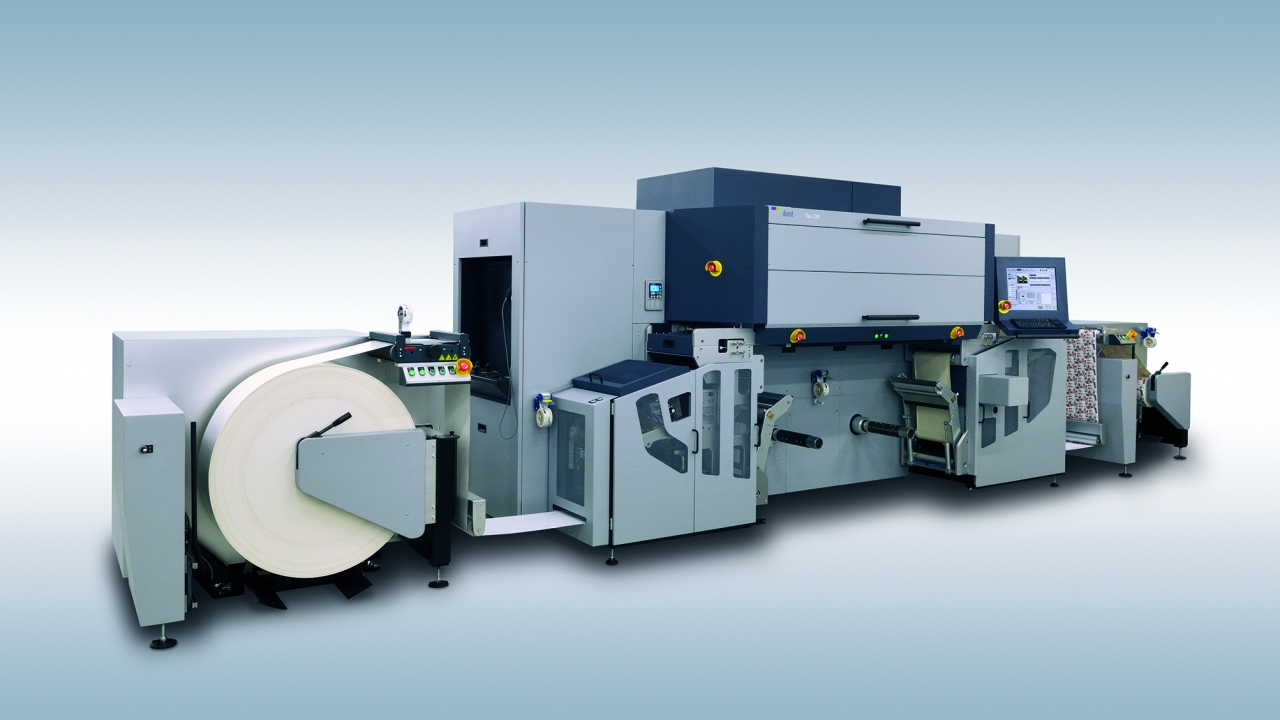 Durst has added jumbo roll unwinder/rewinder units for its Tau 330 digital label press