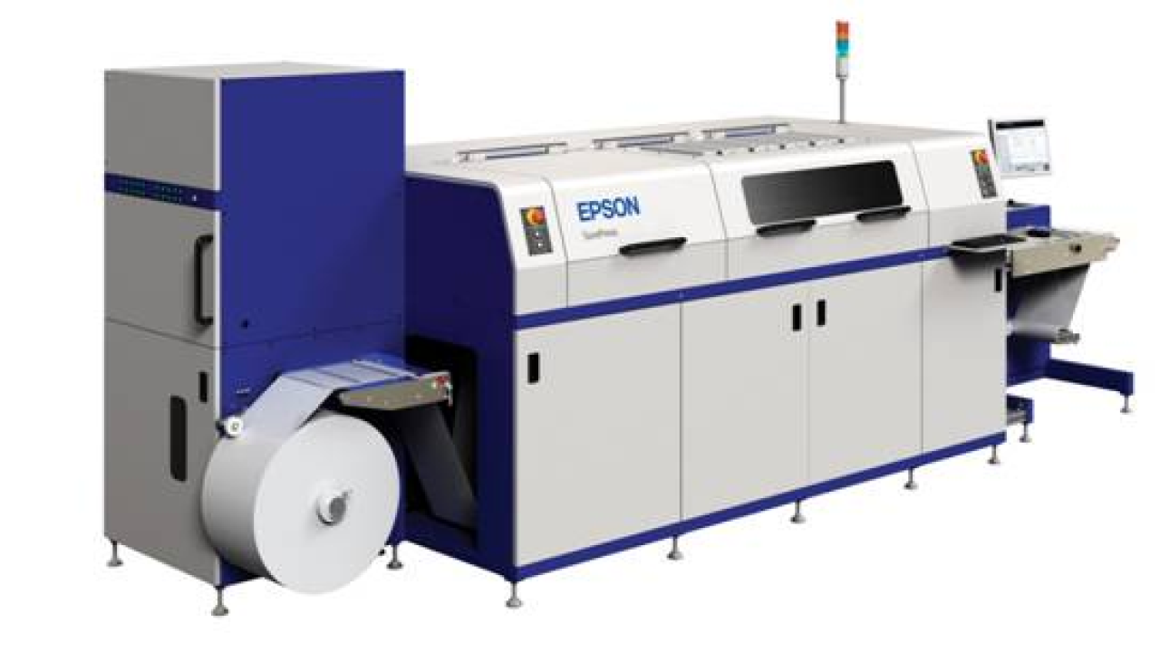 Epson unveils SurePress digital label press with white ink