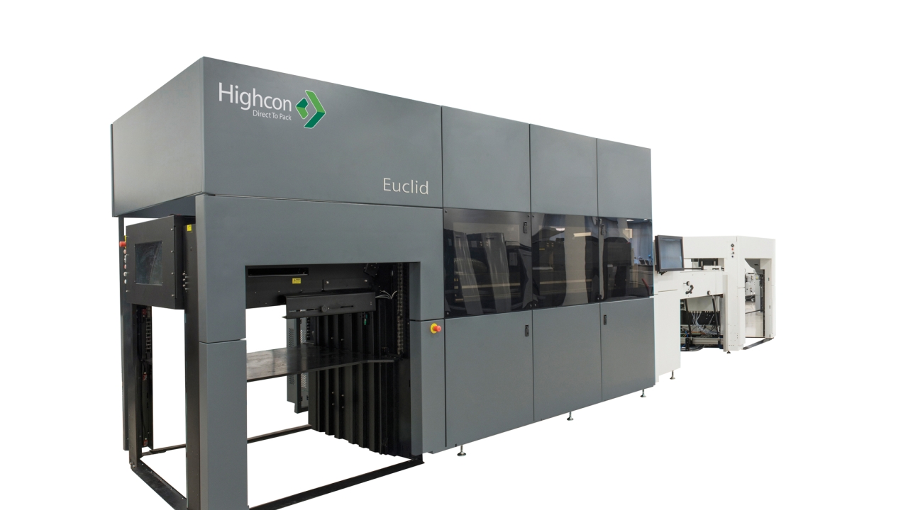 Digital folding carton finishing specialist Highcon has added self-adhesive labels to the list of products its Euclid system is capable of handling