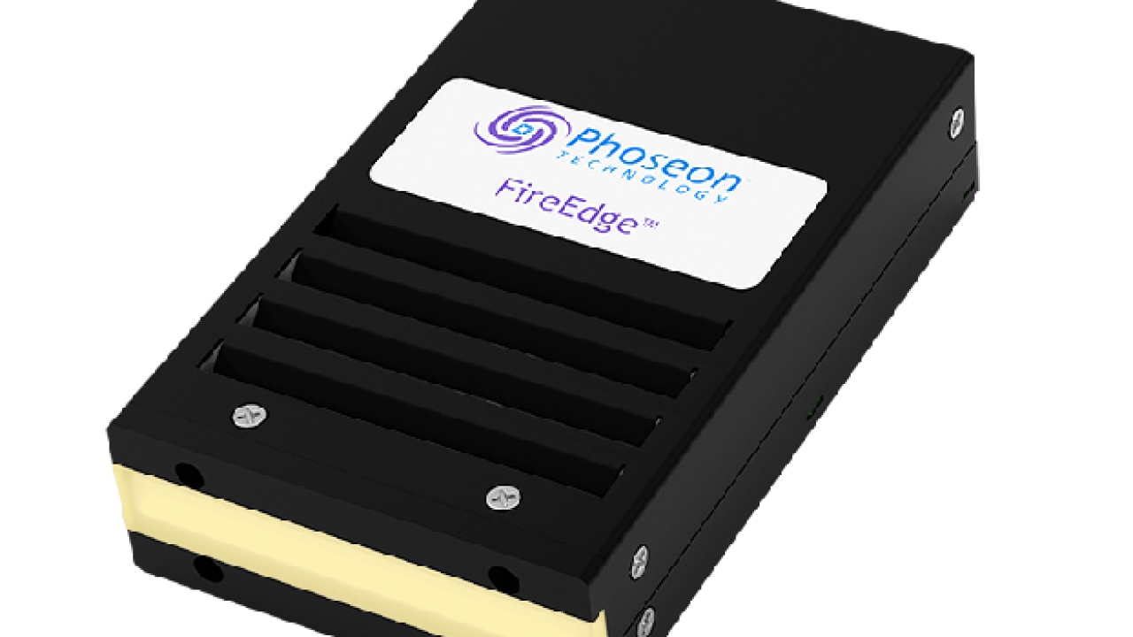 FireEdge FE300 is a new family of UV-LED products targeting pinning and curing of adhesives, coatings and inks