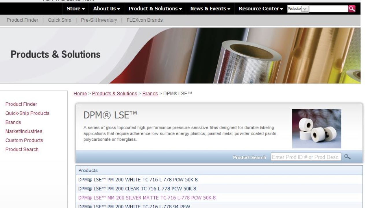 Flexcon DPM LSE Flexcon DPM LSE