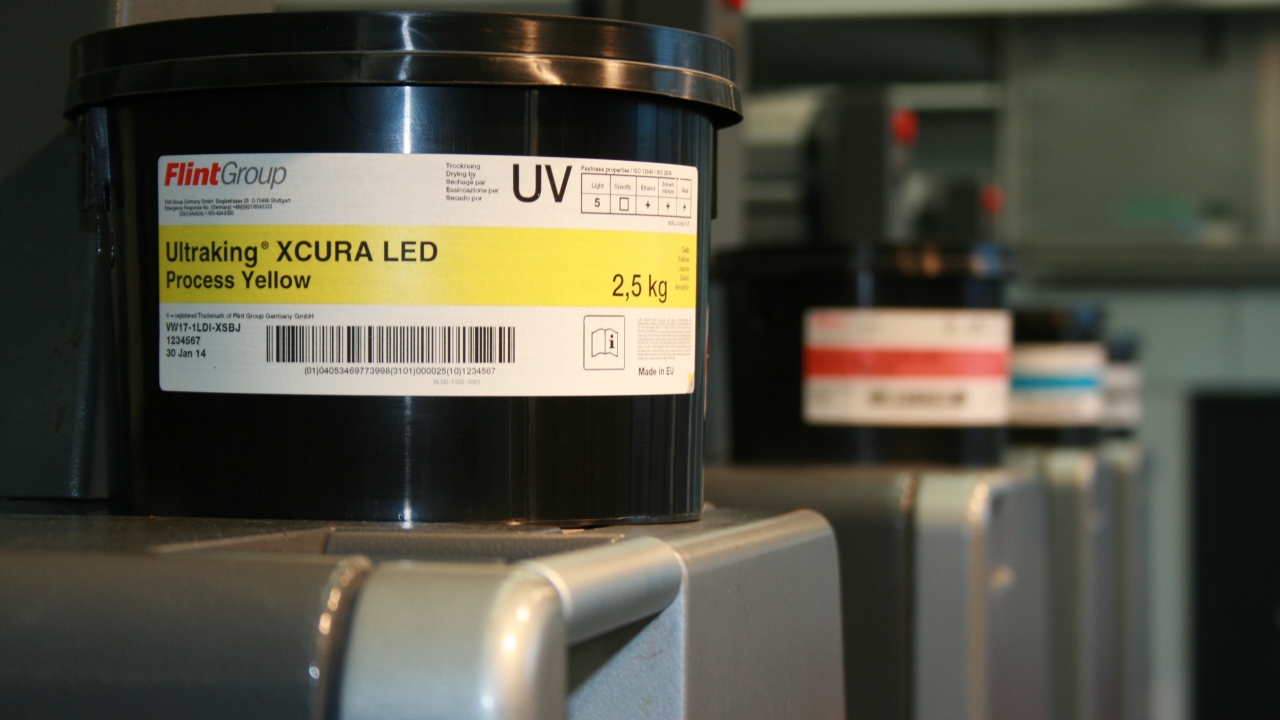 Production moved from Italy to Sweden to consolidate UV ink production