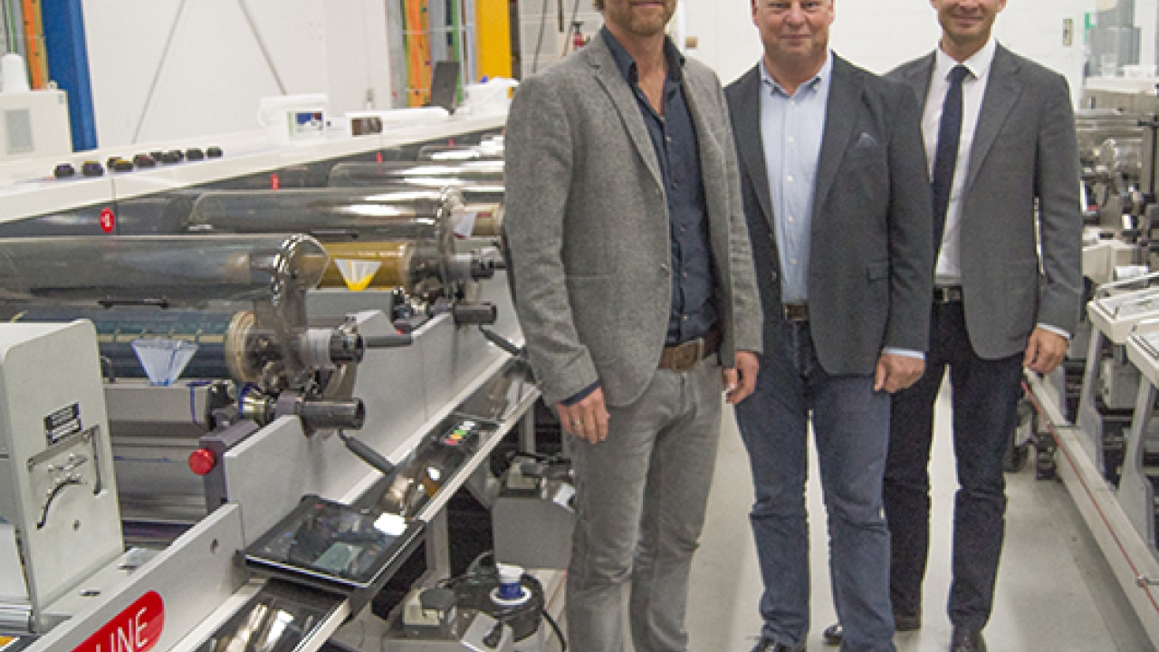 Pictured (from left): Grafiket director Claus Kunckel-Hansen, Nilpeter area sales manager Martin Sigsgaard and Peter Eriksen, Nilpeter chief operating officer Pictured (from left): Grafiket director Claus Kunckel-Hansen, Nilpeter area sales manager Martin Sigsgaard and Peter Eriksen, Nilpeter chief operating officer