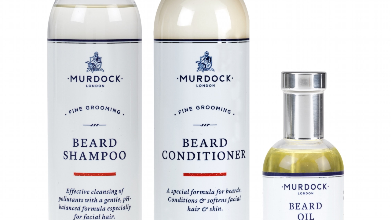 Barber and male grooming specialist Murdock London has selected products from Royston Labels for its new range of male grooming products