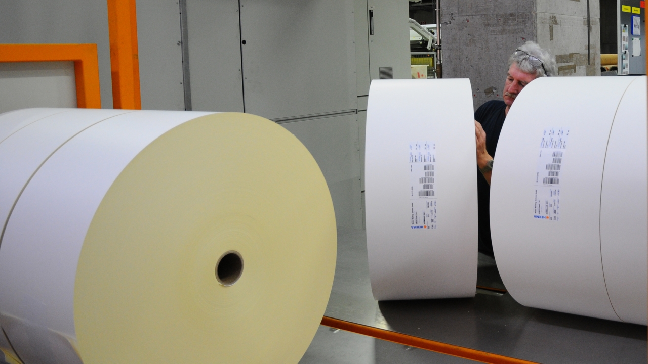 Herman has launched HERMAinkprint, a self-adhesive label range designed for the production of low- and very low-volume label runs on extremely economical inkjet printers with water-based inks