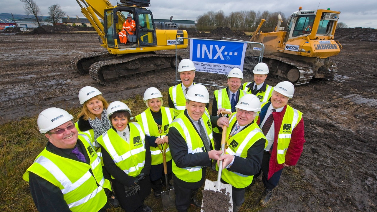 Inx begins construction of new UK facility Inx begins construction of new UK facility
