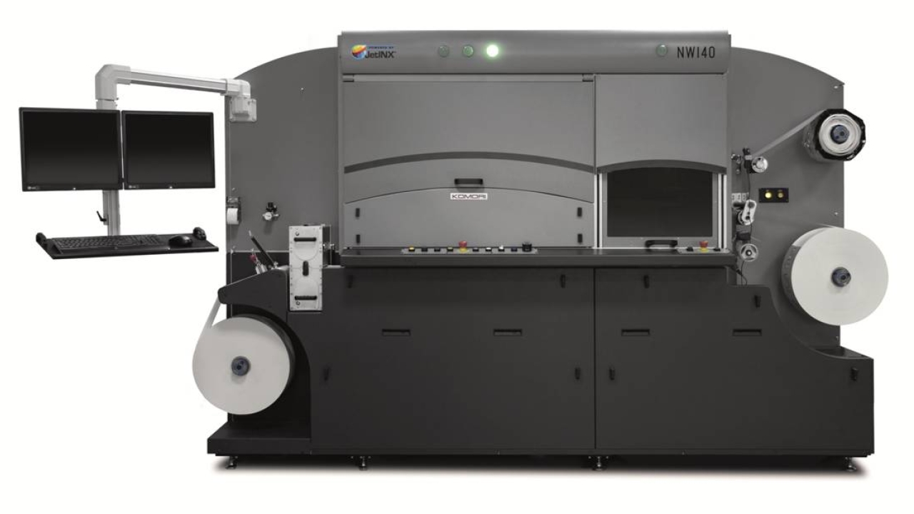 Komori and INX launch new inkjet UV digital press Komori and INX launch new inkjet UV digital press