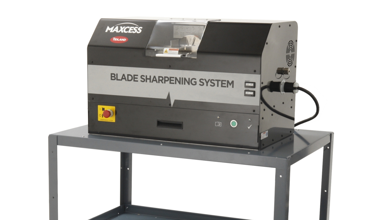 Maxcess unveils blade sharpening system for Tidland customers Maxcess unveils blade sharpening system for Tidland customers