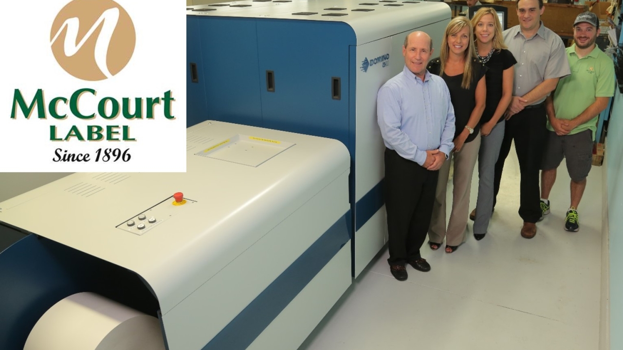 McCourt Label in Pennsylvania installs first Domino N610i in US