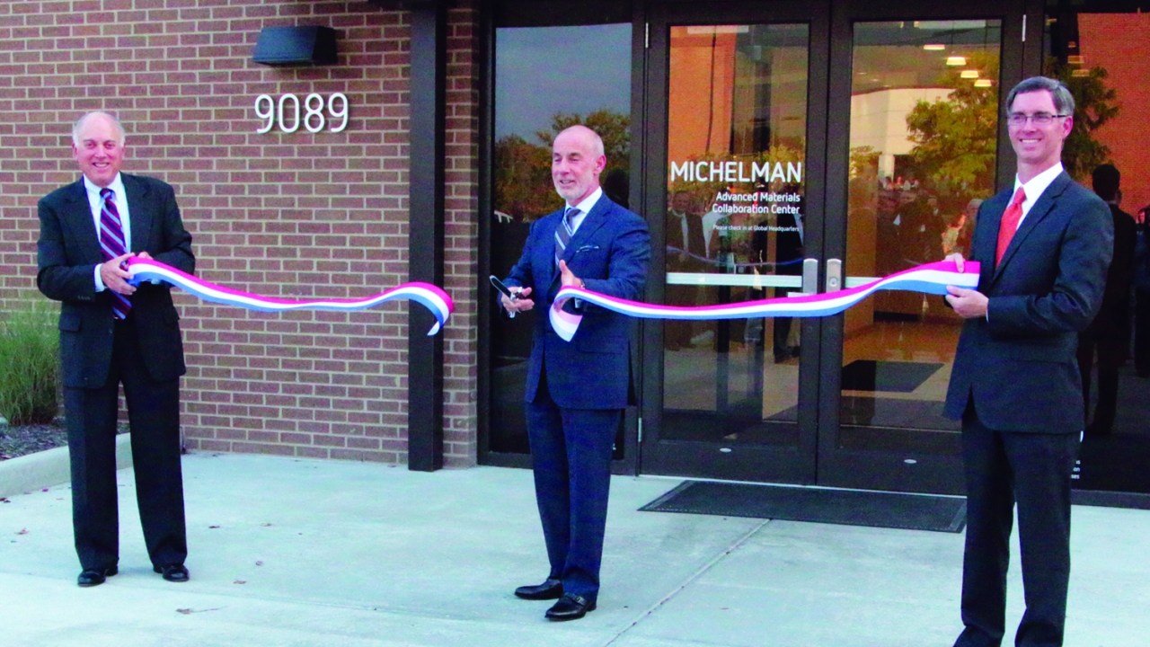 Michelman has opened its new Advanced Materials Collaboration Center (AMCC), built to enhance its ability to develop innovative water-based coatings, surface additives and polymers