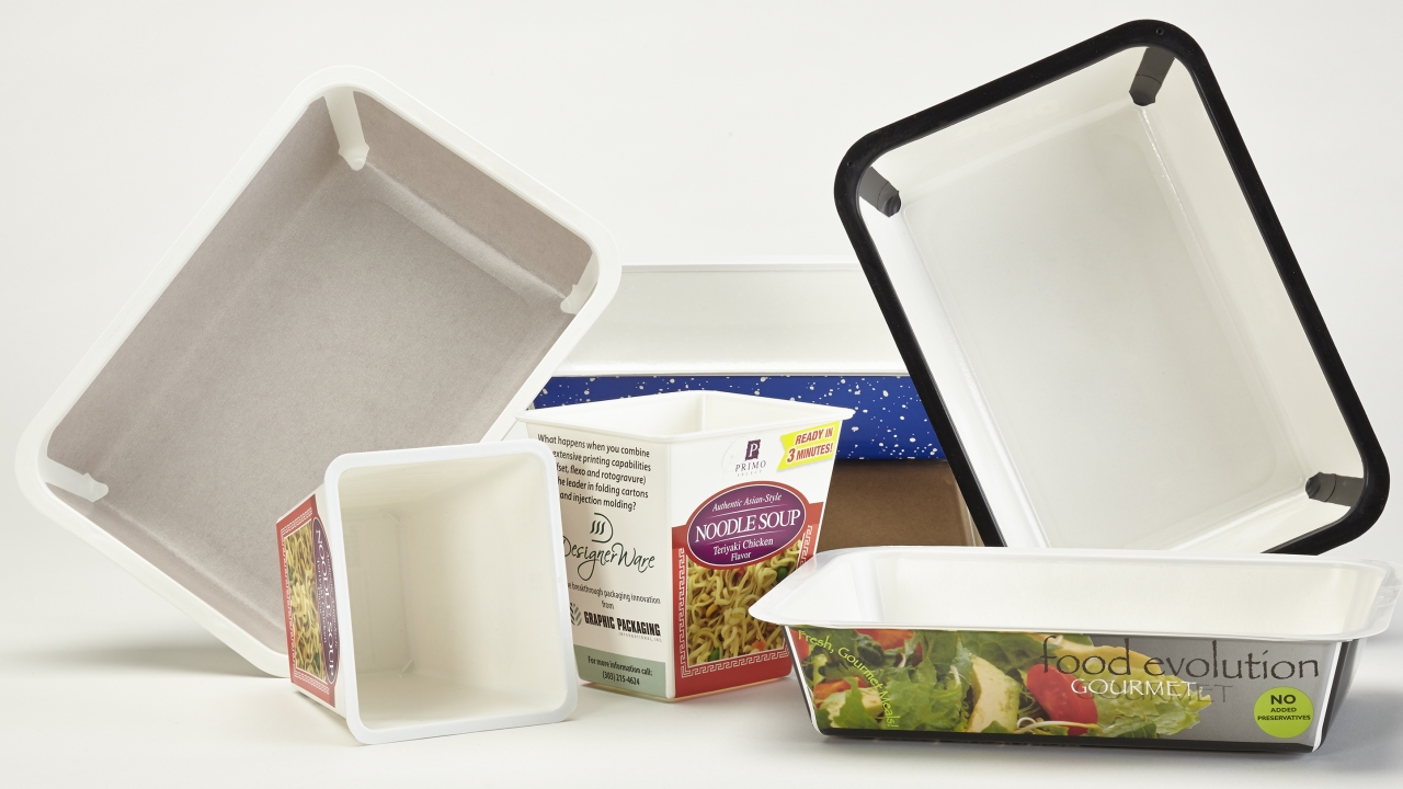 The microwave pack product range now offered by Benson Group includes DesignerWare, MicroFlex-Q, Quilt Wave, Qwik Crisp, Focus Inset Carton and MicroRite