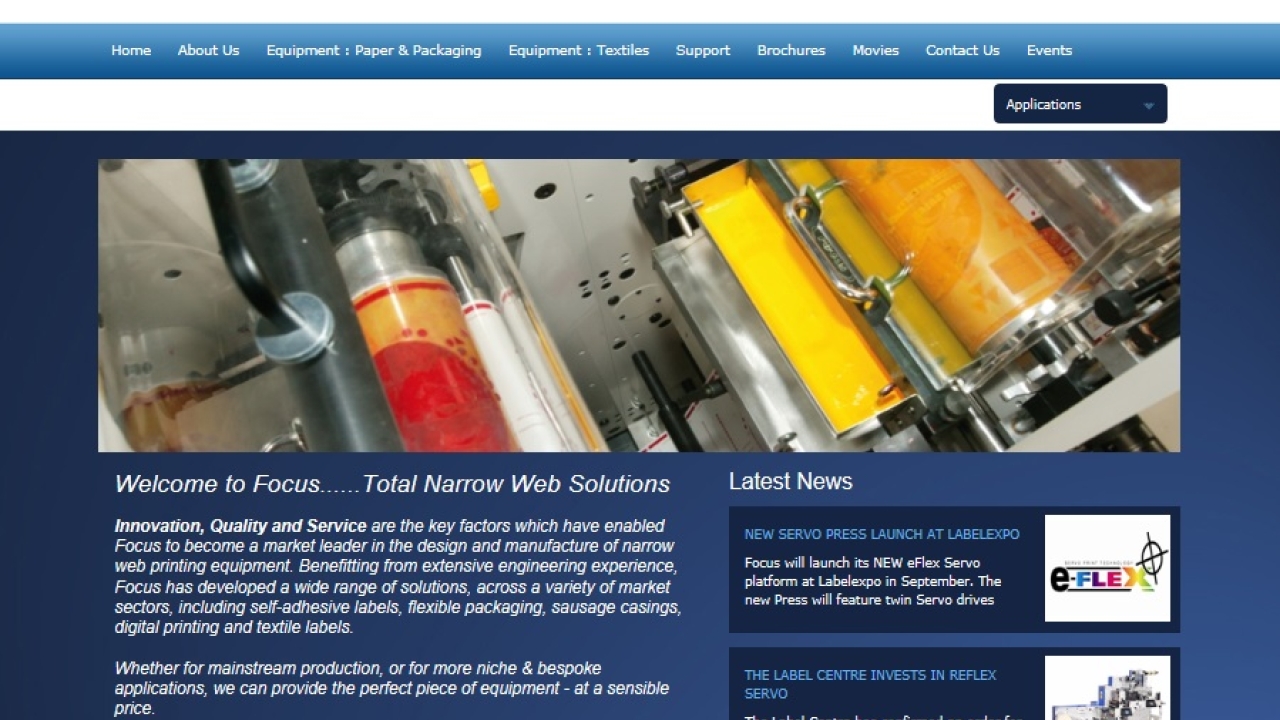 Focus Label Machinery joins Alpha-Cure, Mercian Labels and Domino in enhancing its web presence Focus Label Machinery joins Alpha-Cure, Mercian Labels and Domino in enhancing its web presence