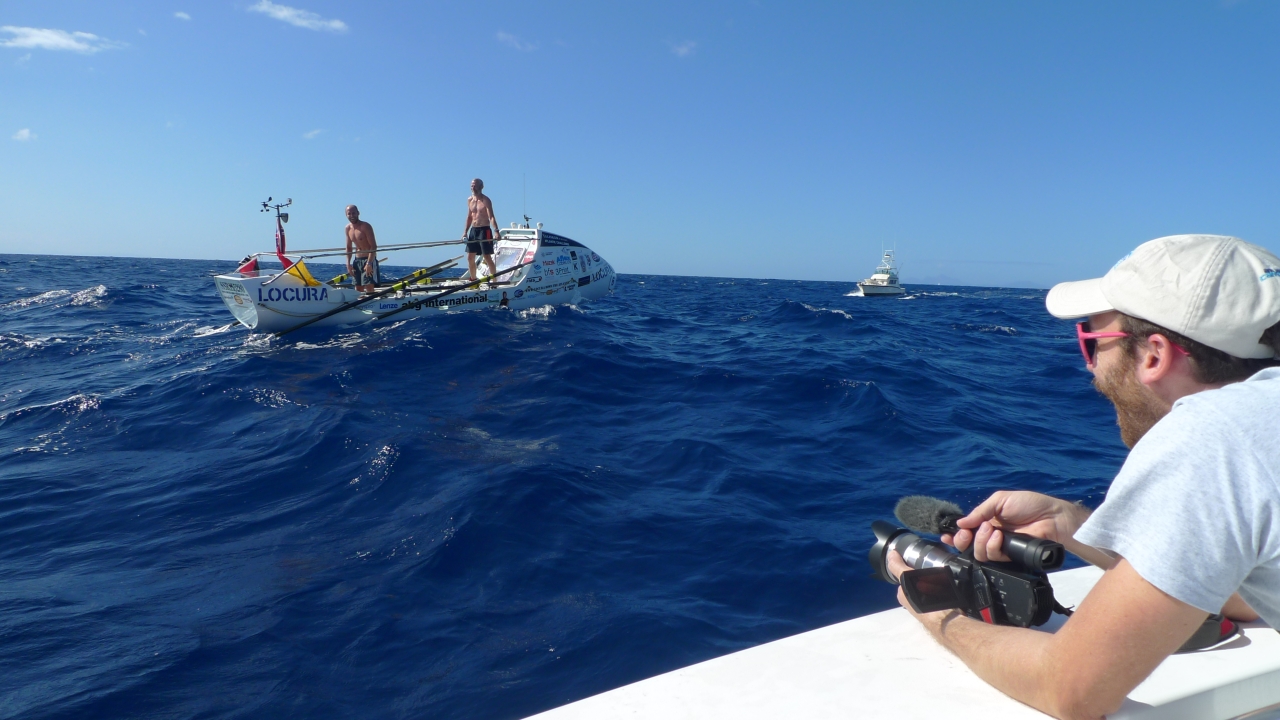 A two-man team featuring AB Graphic managing director Mike Burton has won the Talisker Whisky Atlantic Challenge 2013