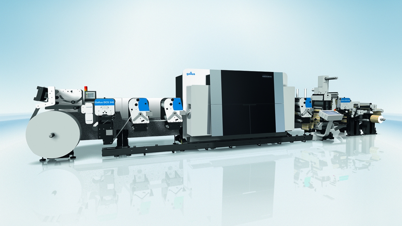 Inkjet press-based system developed in collaboration between Heidelberg, Gallus and Fujifilm