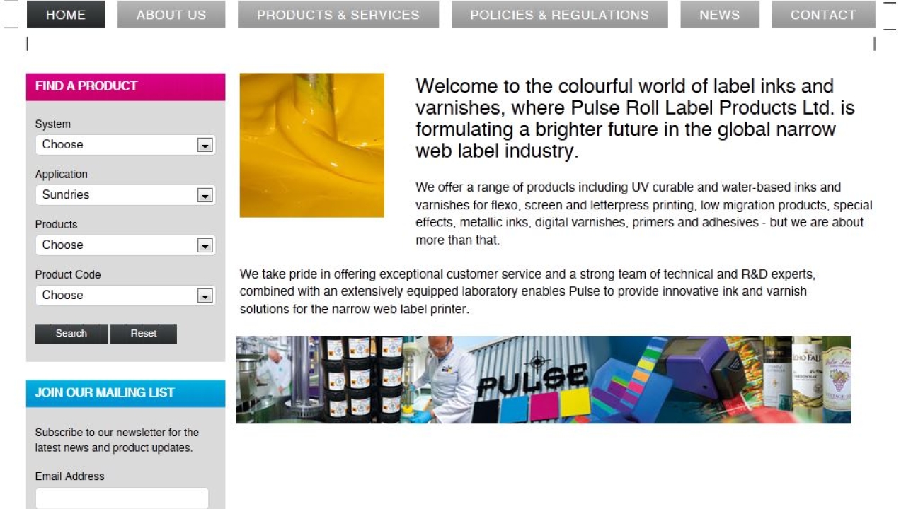 Pulse Roll Label Products the latest industry name to overhaul its online presence