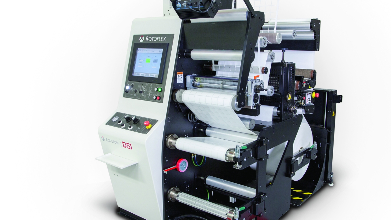 Rotoflex has redesigned its DSI die-cutting platform to be a smaller footprint machine which is faster and more responsive to today’s changing production requirements Rotoflex has redesigned its DSI die-cutting platform to be a smaller footprint machine which is faster and more responsive to today’s changing production requirements